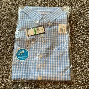Izod cool FC short sleeve button up